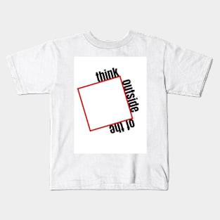 think outside of the box Kids T-Shirt